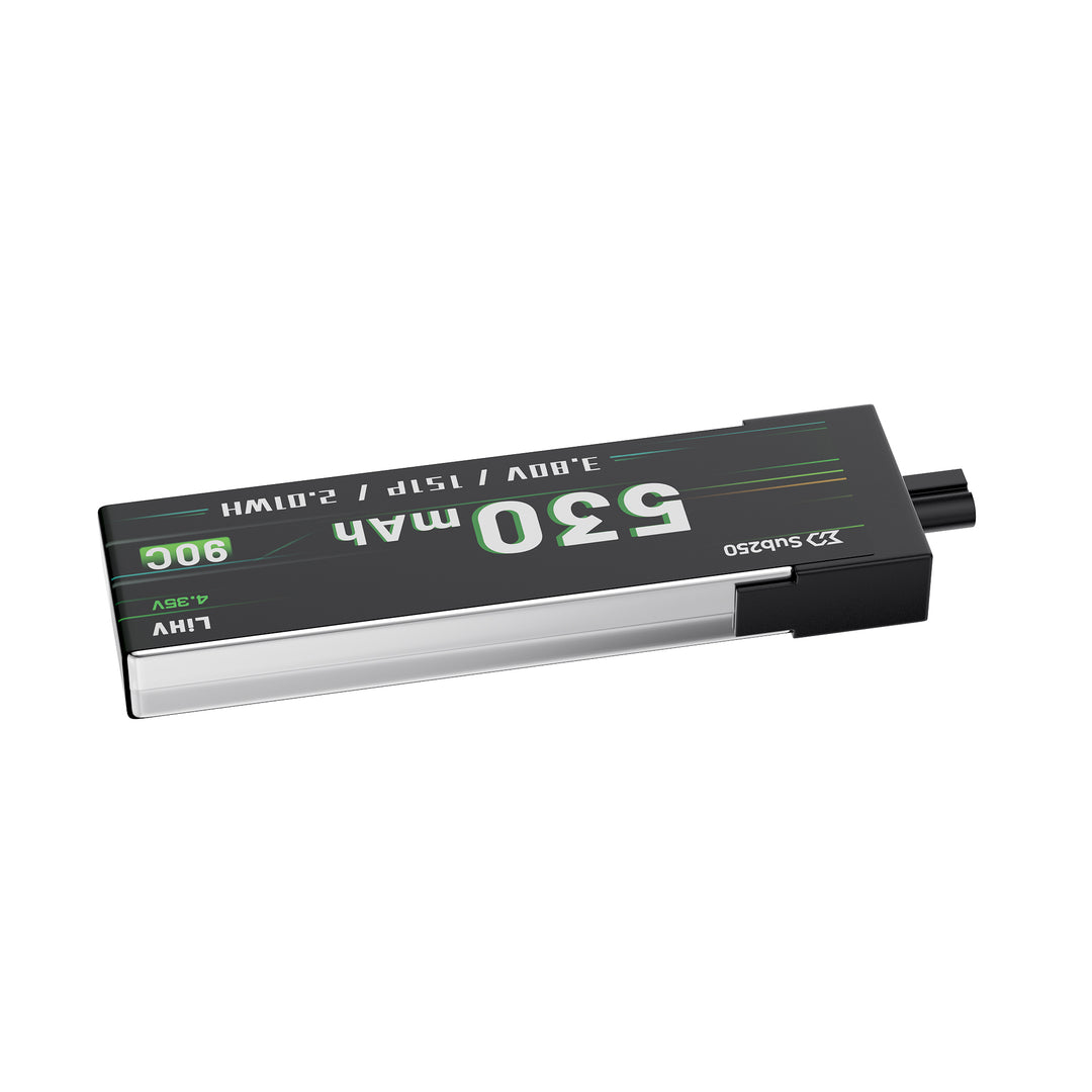 Sub250 1S 530mAh 90C Battery  A30 for whoopfly16/ Nanofly20 (2PCS/6PCS of Pack)