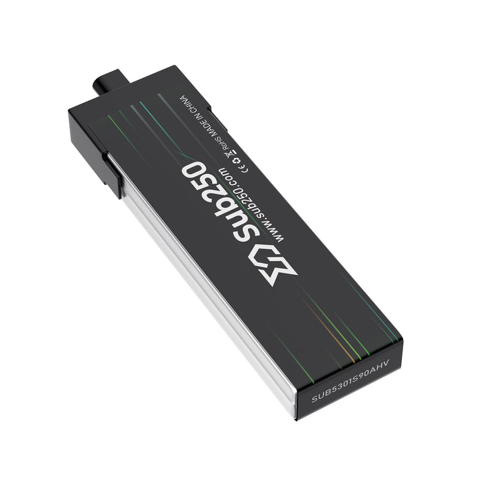 Sub250 1S 530mAh 90C Battery  A30 for whoopfly16/ Nanofly20 (2PCS/6PCS of Pack)