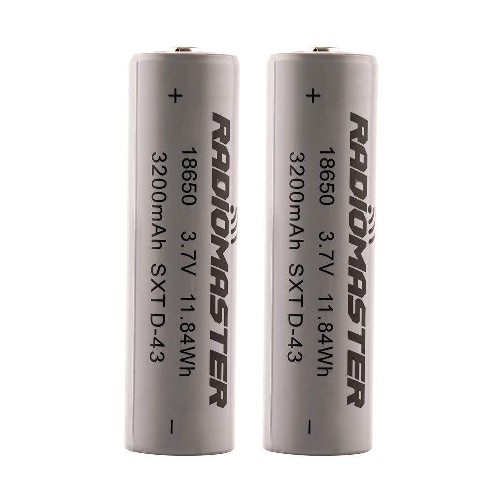 RadioMaster 18650 Battery 3200mAh / 2500mAh 3.7V (2pcs) for TX16S / TX12/Pocket Radio Controller