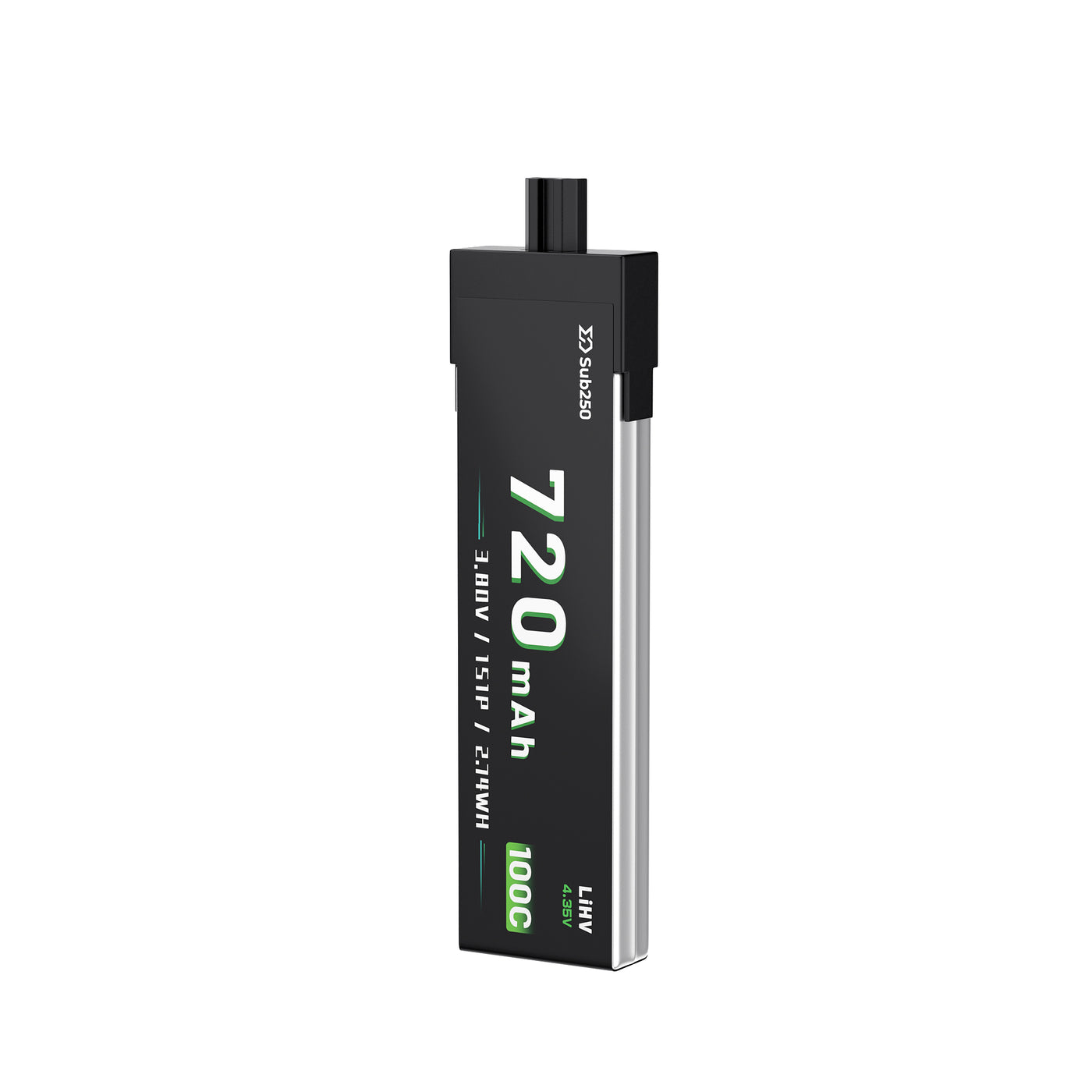 Sub250 1S  720mAh 90C Battery