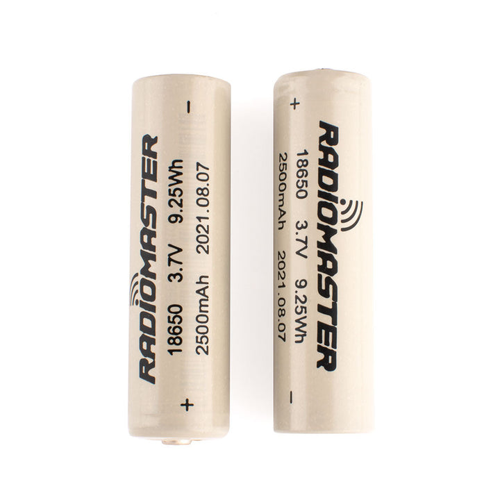 RadioMaster 18650 Battery 3200mAh / 2500mAh 3.7V (2pcs) for TX16S / TX12/Pocket Radio Controller