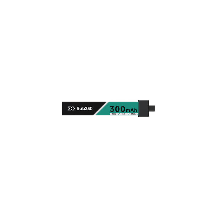 Sub250 1S 300mAh 75 C Battery