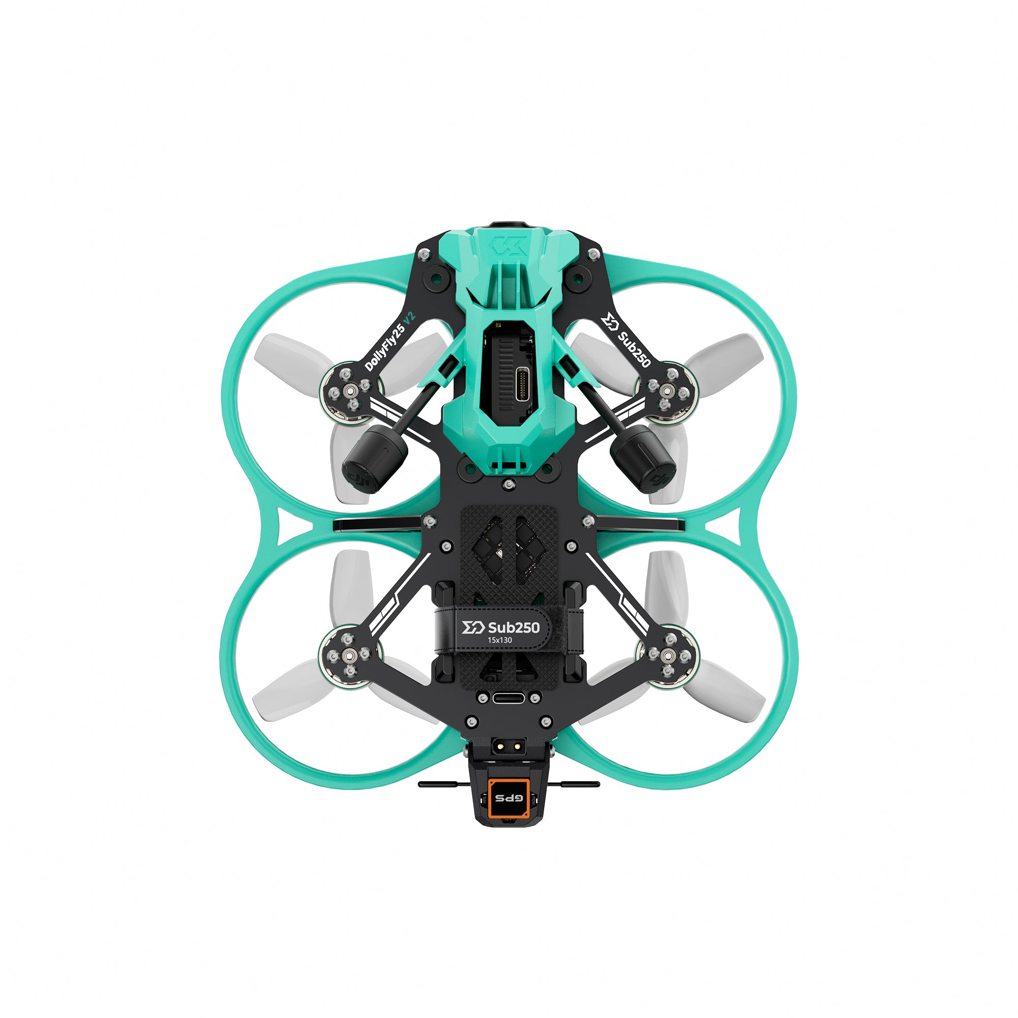 IN Stock) Sub250 DollyFly25 V2 HD O4 Pro GPS 2.5-inch 4S CineWhoop