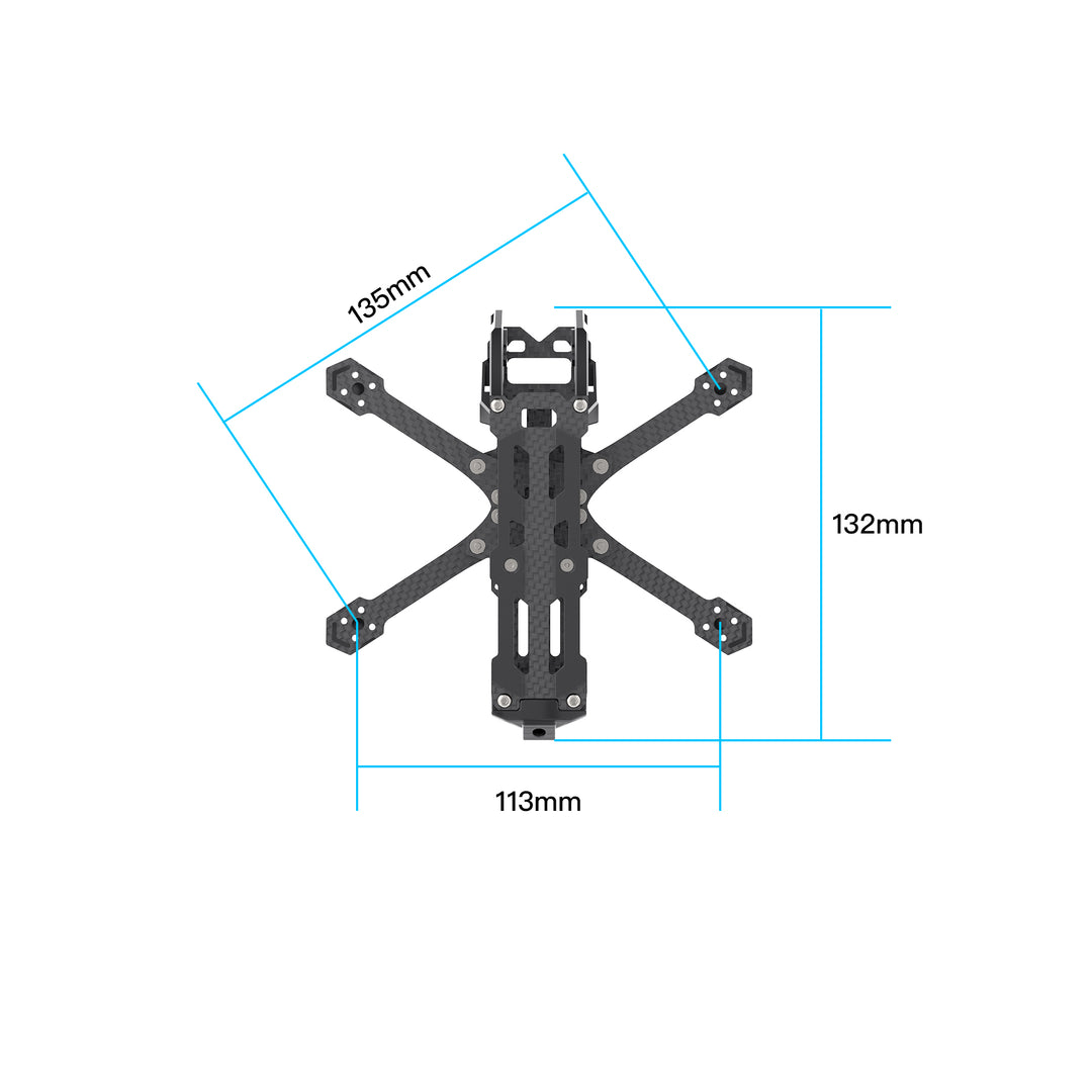 Sub250 Oasisfly25 Frame with other Parts