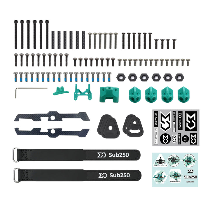 Sub250 Oasisfly25 Frame with other Parts