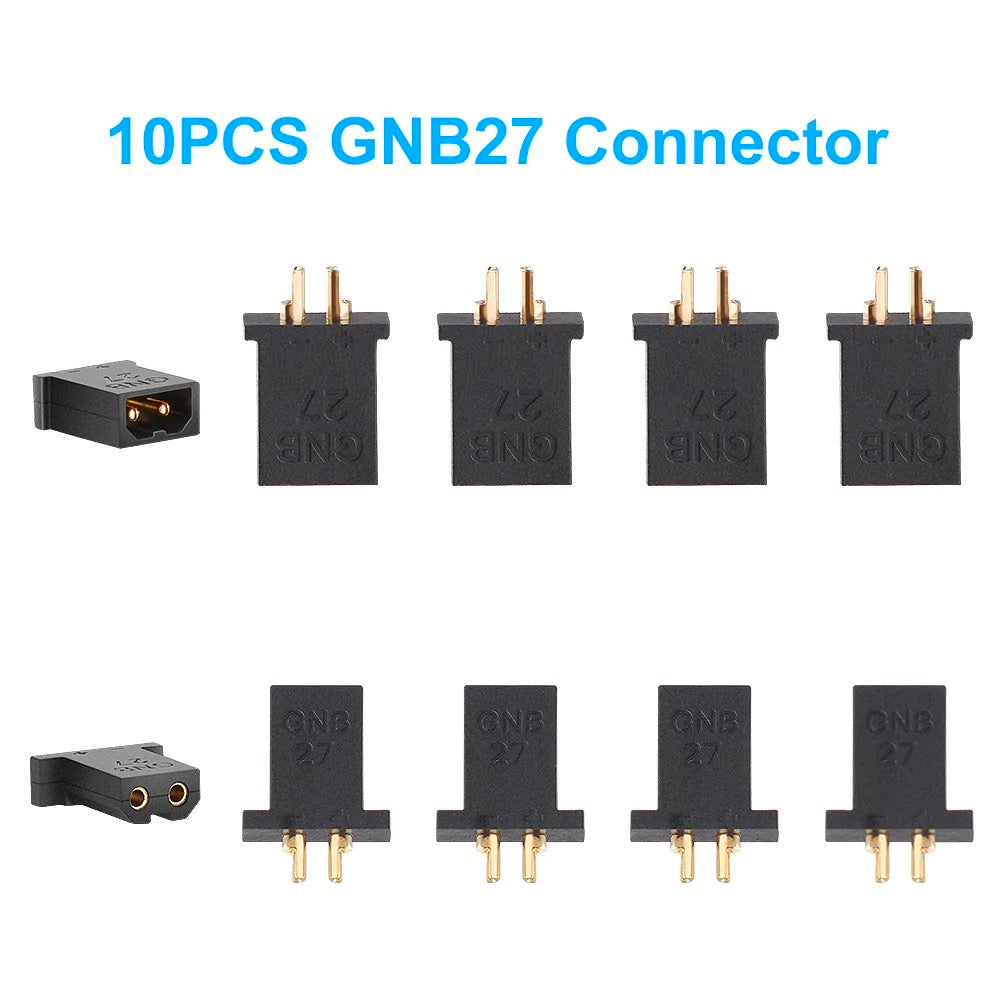 5 Pairs GNB27 Connector Set Male Female Plug for GNB27 Plug Adapter Cable