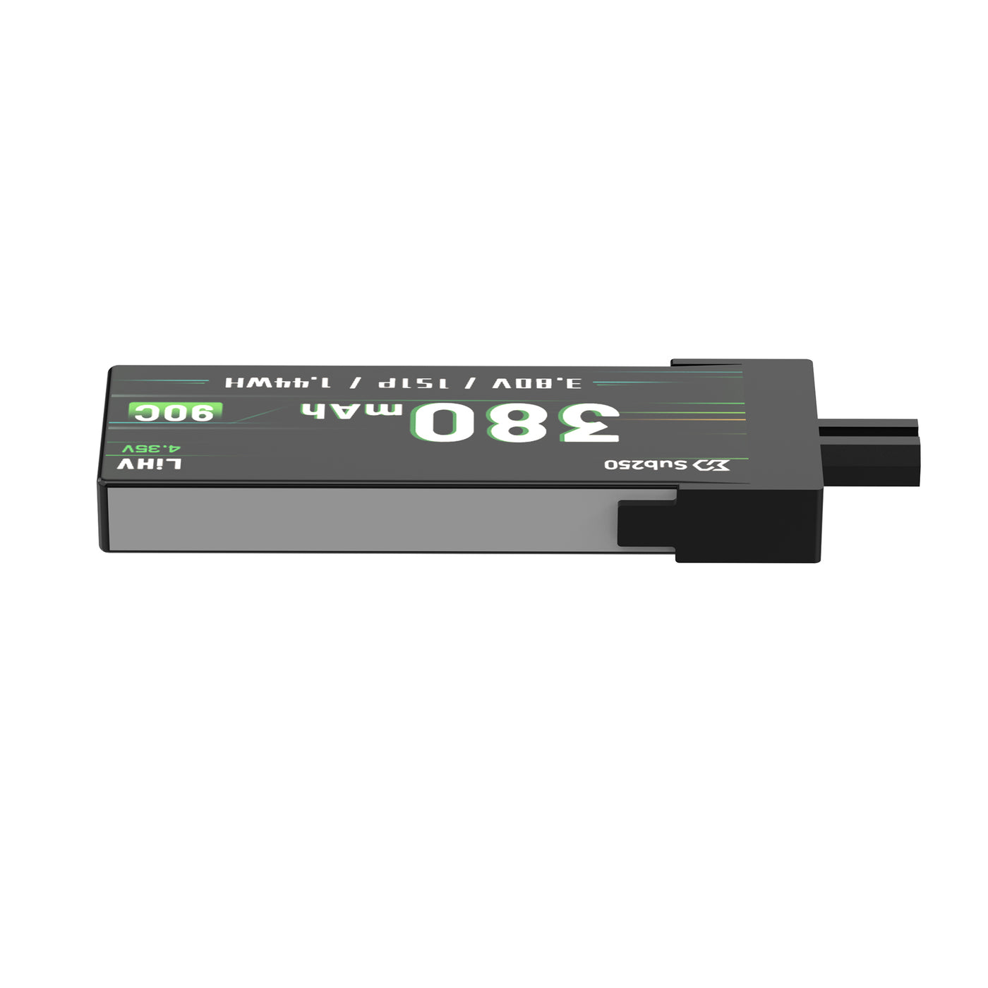 Sub250 1S 380mAh 90C  Battery for Nanofly16 (2pcs/6pcs)