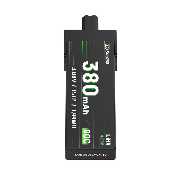 Sub250 1S 380mAh 90C  Battery for Nanofly16 (2pcs/6pcs)